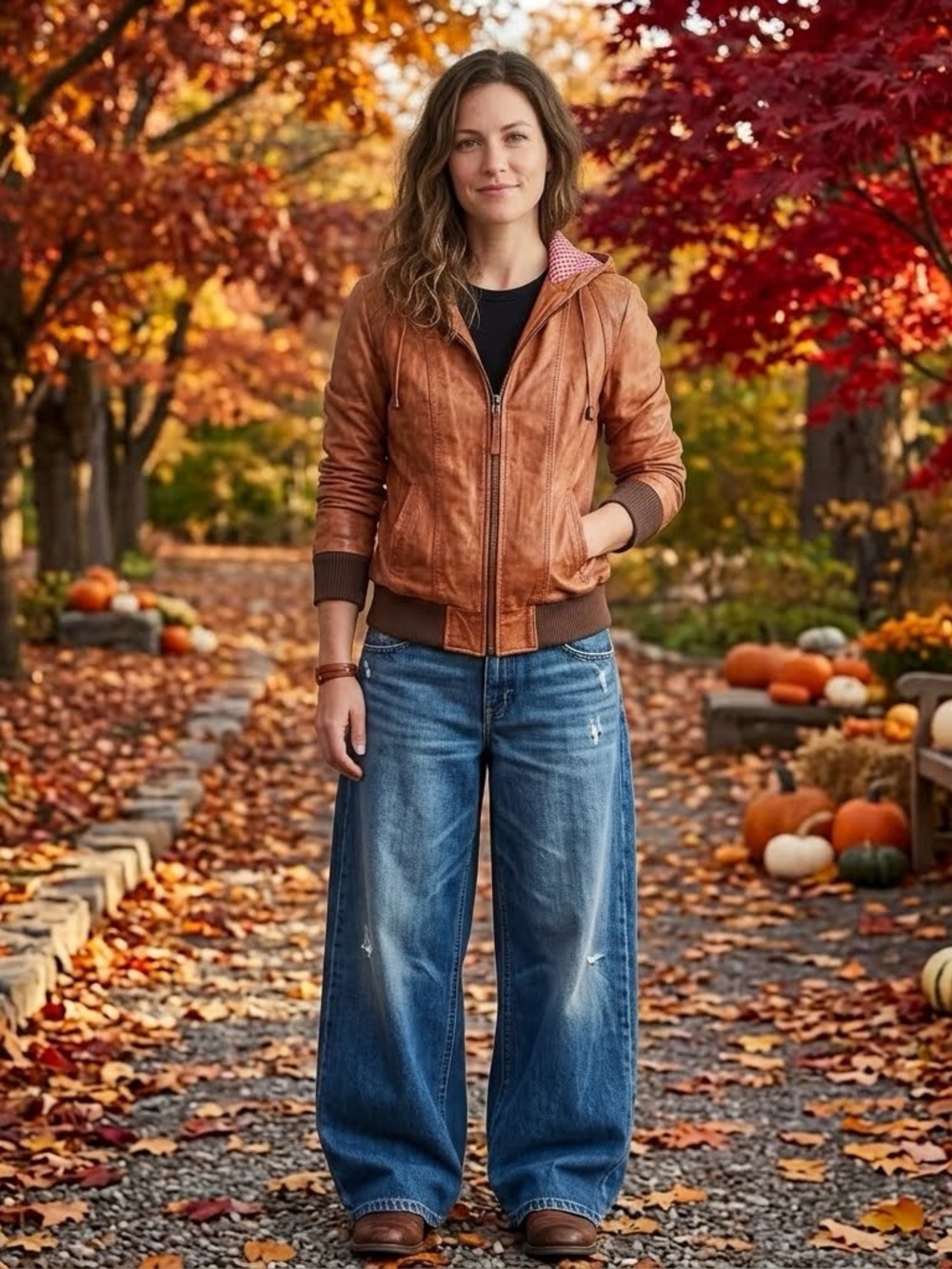 Swiss Made Distressed Leather Coat